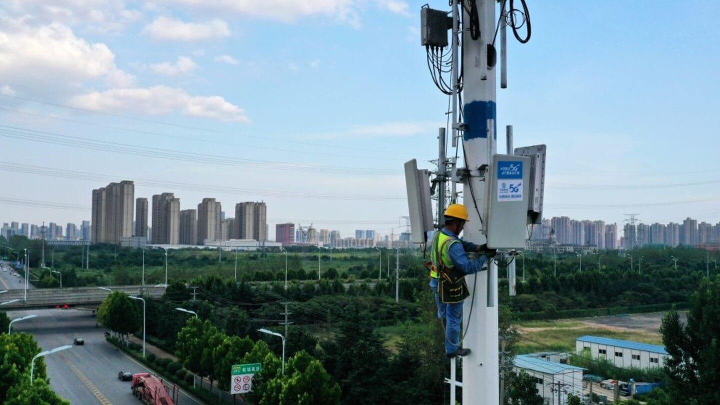 5G cell tower in China