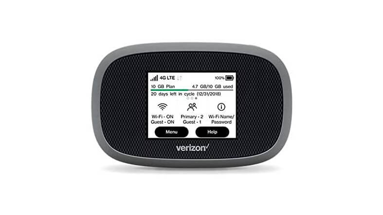 顧客満足のための最大のモバイルホットスポット：Verizon Jetpack MiFi8800L