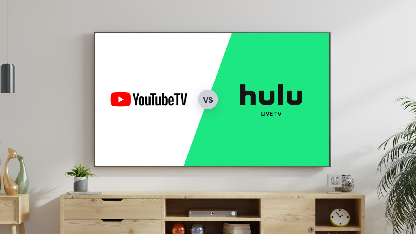 youtube tv. vs hulu live