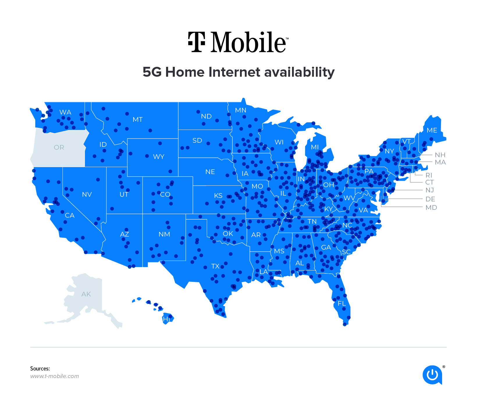 5g Home Internet Map