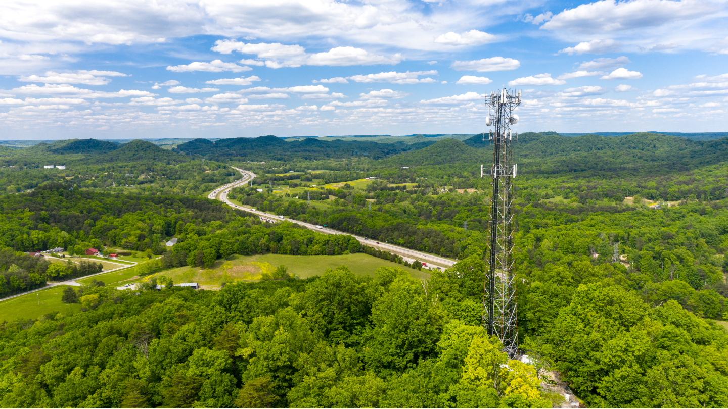 5G tower in rural America