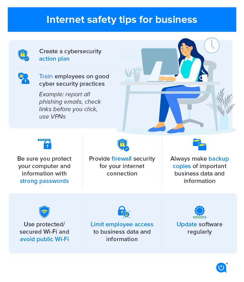 business internet safety tips