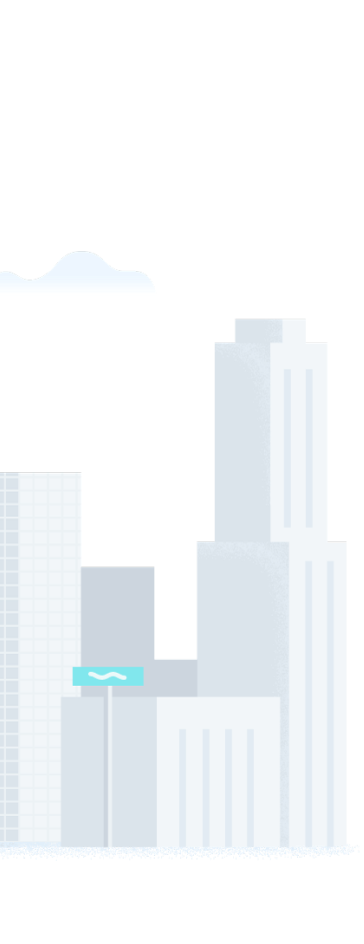 Cityscape buildings left